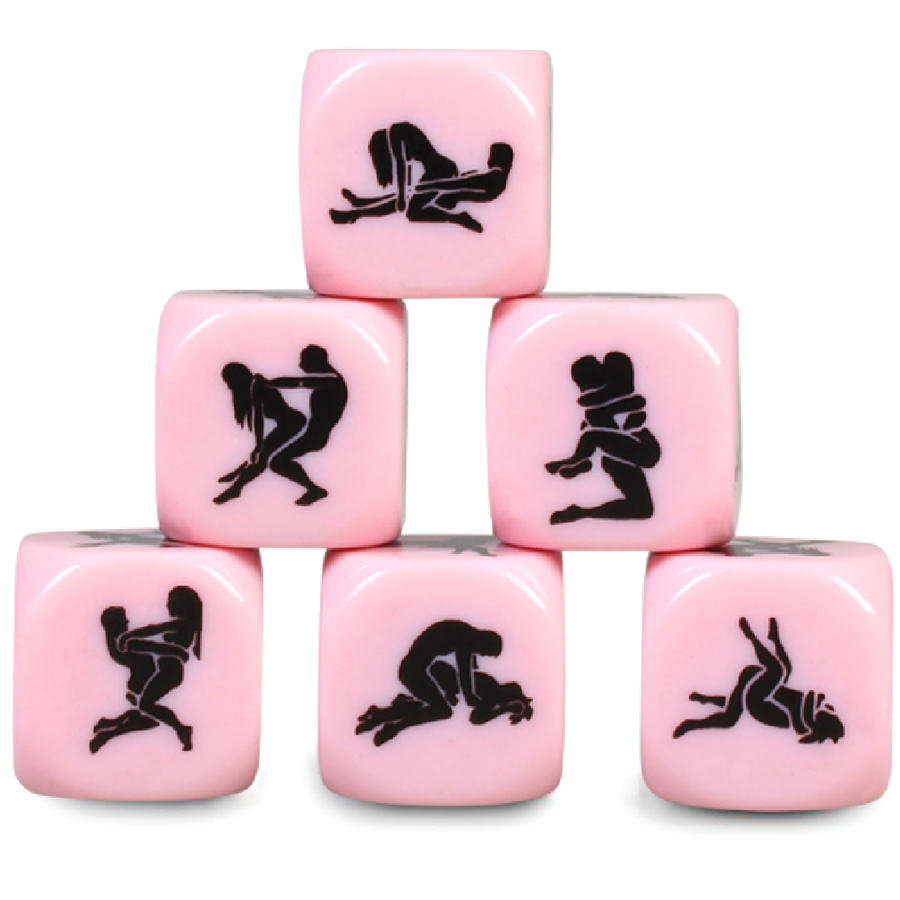 Dés kamasutra en résine — vue principale