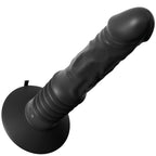 Vibrateur anal texturé avec action de poussée — détail texture surface