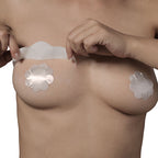 Ruban liftant seins avec couvre-mamelons en soie — détail produit 2