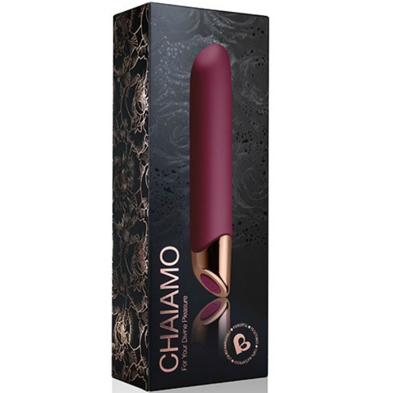 Vibromasseur point G silicone Chaiamo — vue de profil