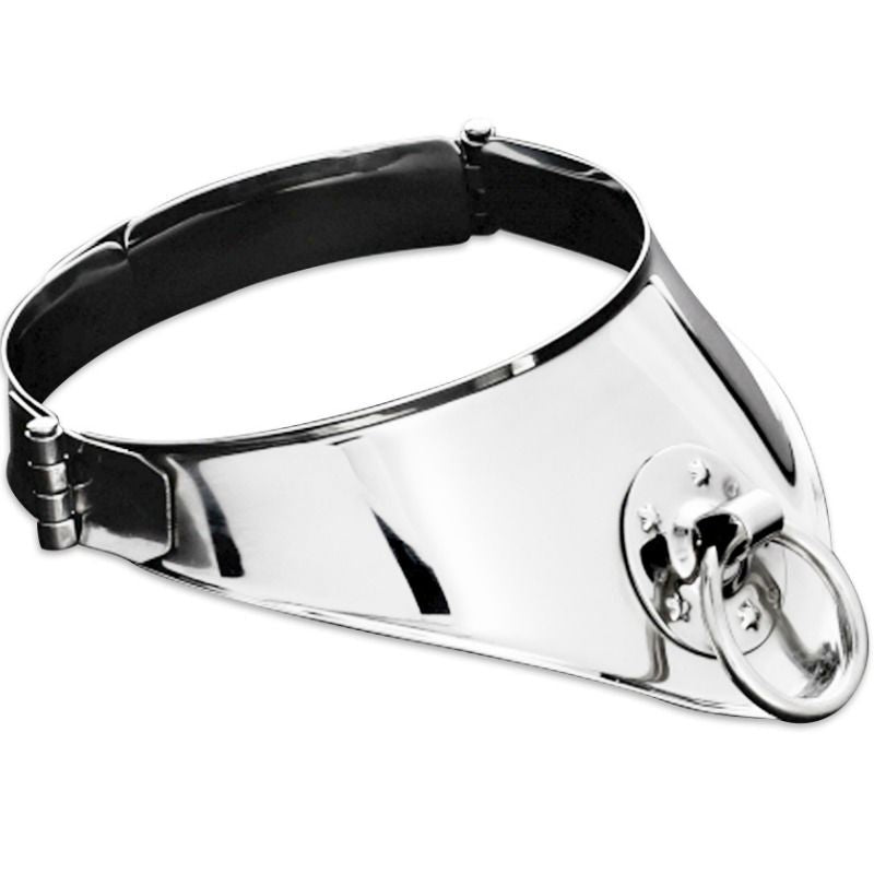Collier de soumission en acier avec anneau — vue principale