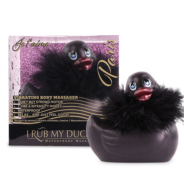 Canard vibrant de massage Duckie Paris — détail produit