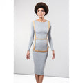 Harnais forme robe sangles réglables marron — vue principale