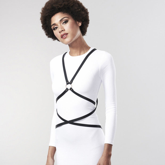 bijoux indiscrets maze harnais multi voies noir