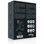 Boite Addicted toys du stimulateur prostate, dos avec pictogrammes ABS et schema technique 11,3 cm, accessoire anal masculin pour le point P.
