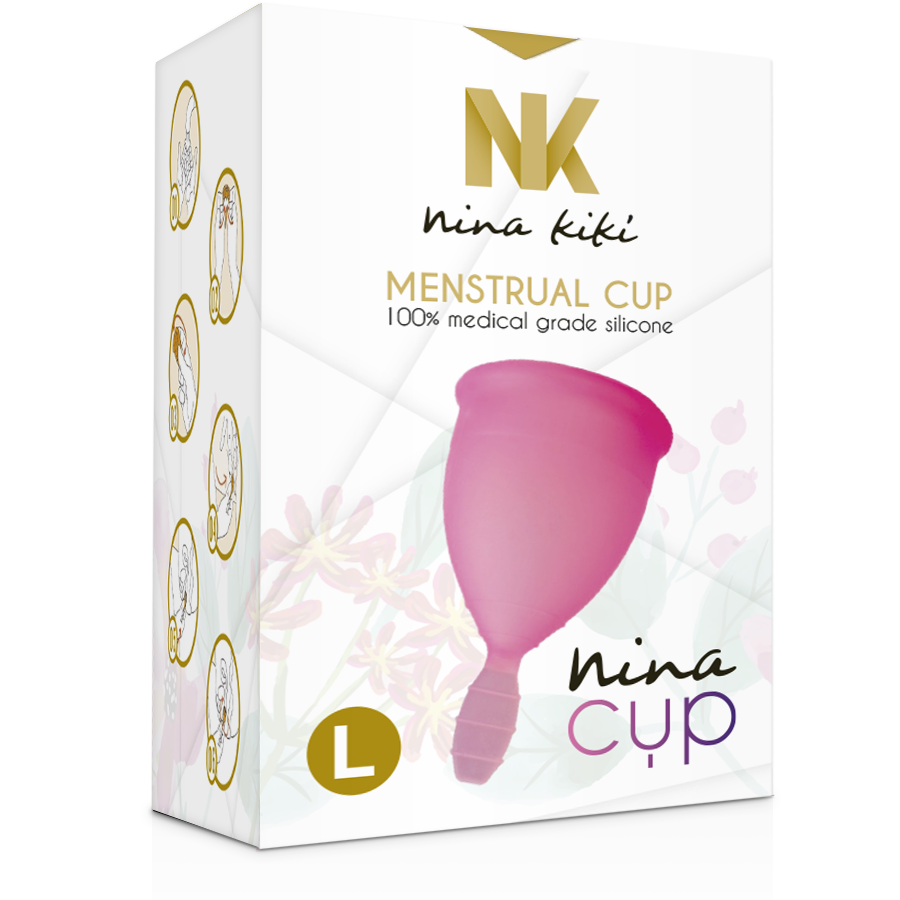 Coupe menstruelle silicone médical souple — comparatif dimensionnel