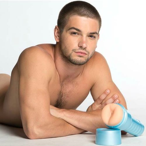 Masturbateur Superskin Johnny Rapid réplique anatomique — vue de profil