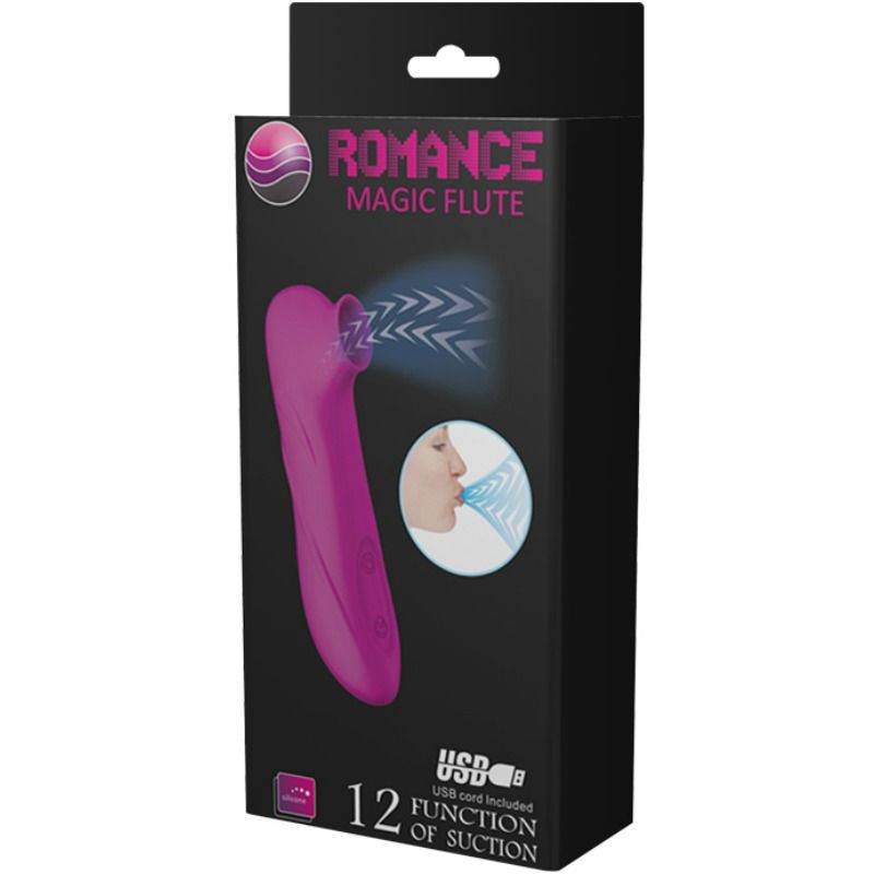 Stimulateur clitoridien à succion 12 modes silicone — détail produit