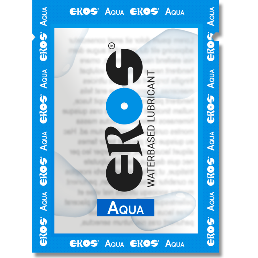 Lubrifiant Eros Aqua base eau 4 ml