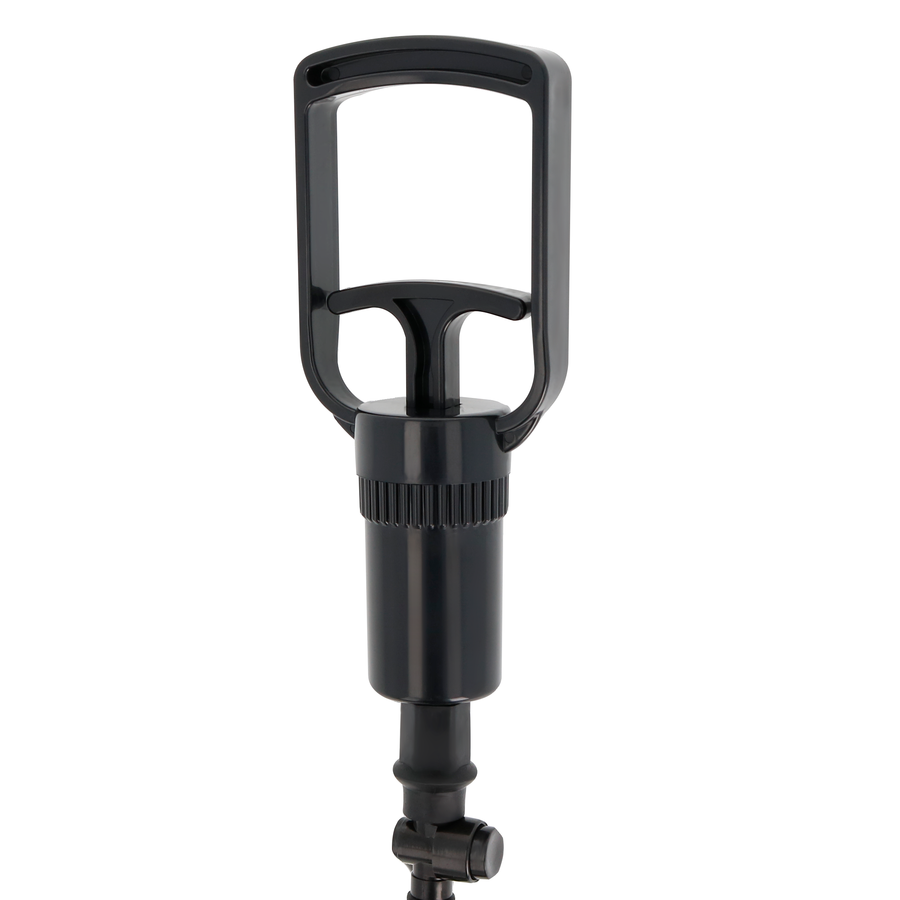Poignee gachette noire de la pompe a penis Addicted RX7, mecanisme de pompage manuel a valve, piece du systeme de vide a cylindre fume.