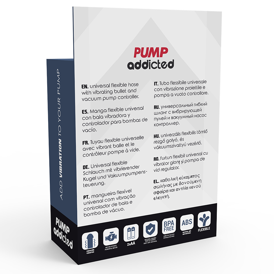Bullet vibrant compatible pompe Pump — vue de dos