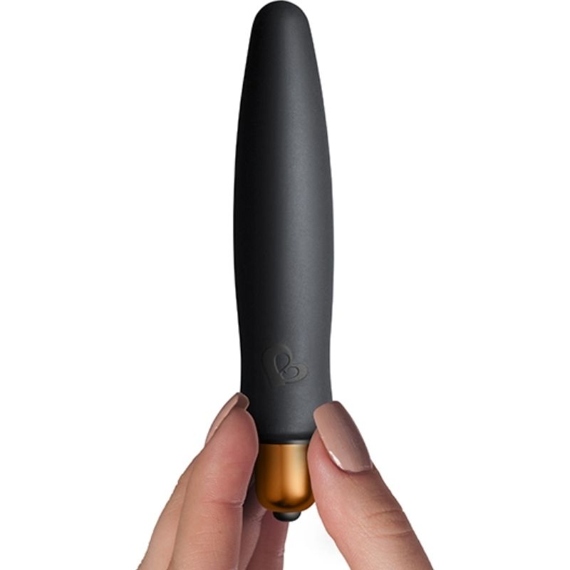 Coffret mini-vibromasseur lapin en silicone — détail texture surface