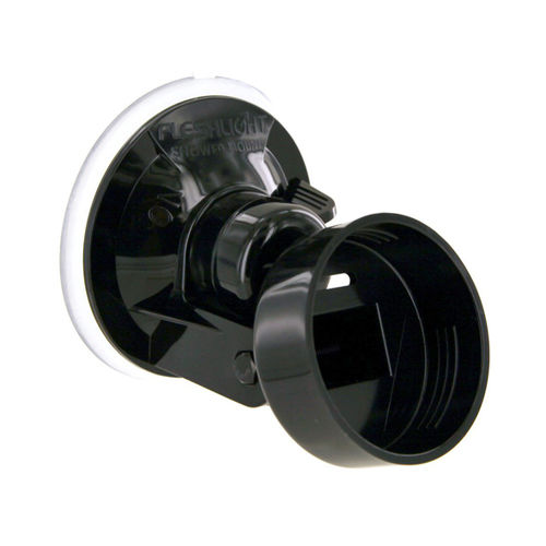 Adaptateur de douche Fleshlight noir avec large ventouse