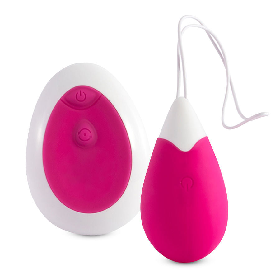 Œuf vibrant Jan télécommande silicone — vue de dos