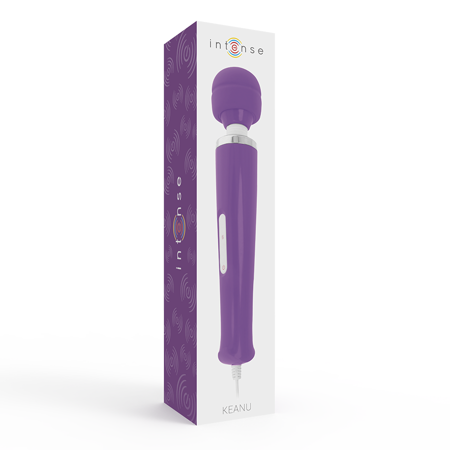 Wand de massage vibrant tête flexible — détail texture surface
