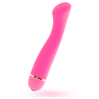 Vibromasseur point G silicone 20 modes rose — détail produit