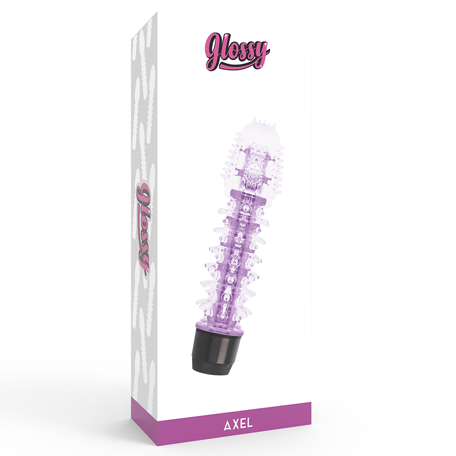 Mini vibromasseur Axel Glossy TPE
