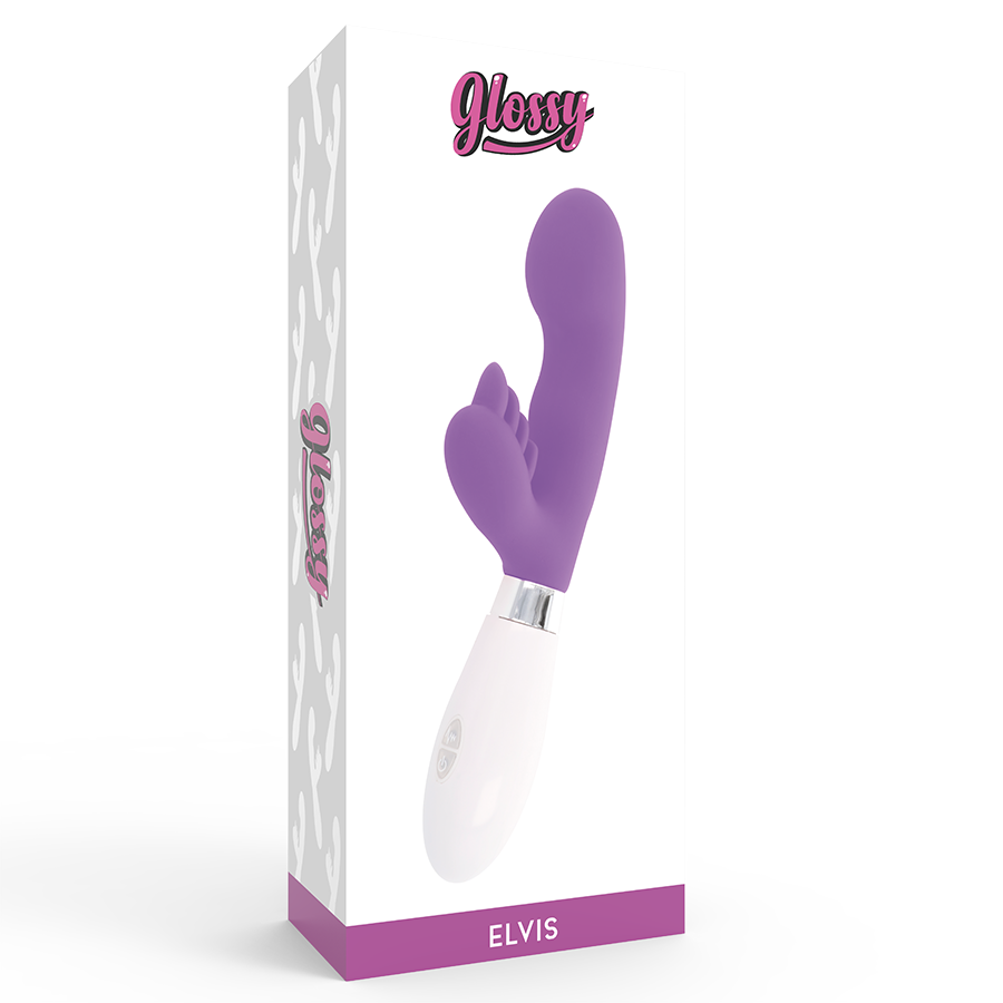 Rabbit vibromasseur Elvis Glossy silicone