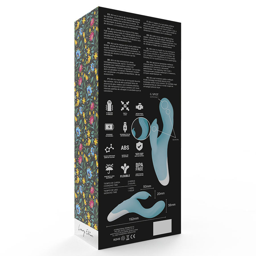 Vibromasseur lapin Dresde silicone — emballage produit