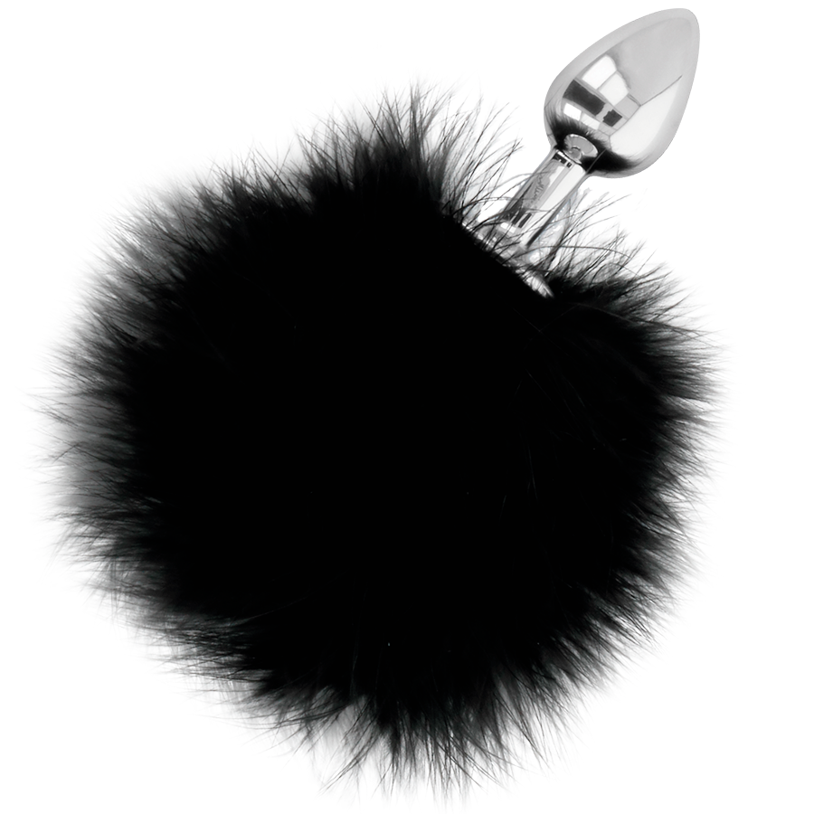 Plug anal avec queue noire Darkness — détail produit