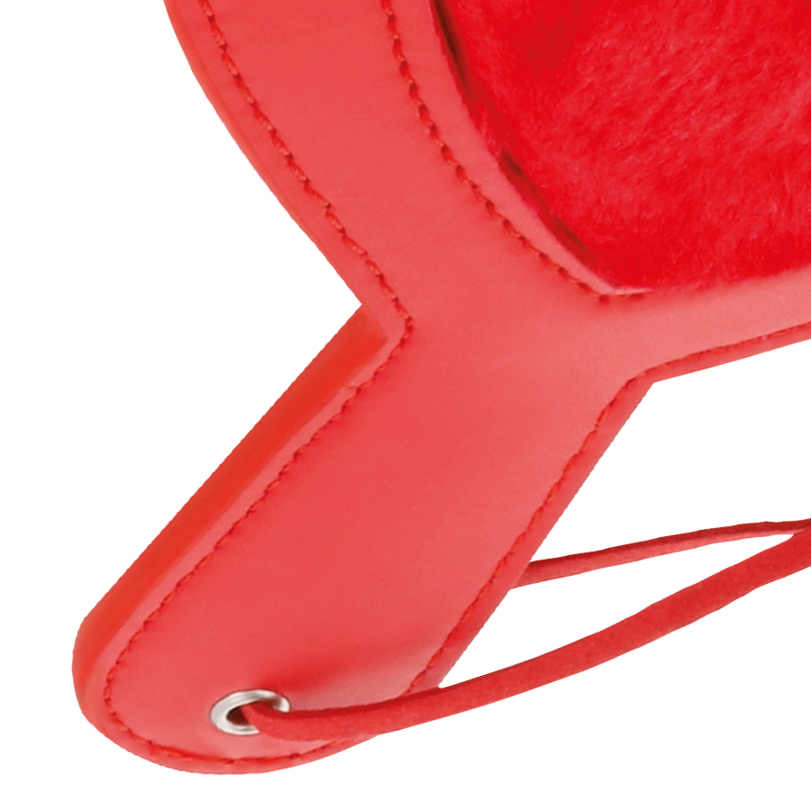 Paddle fétiche noir coutures pointes Darkness — détail produit