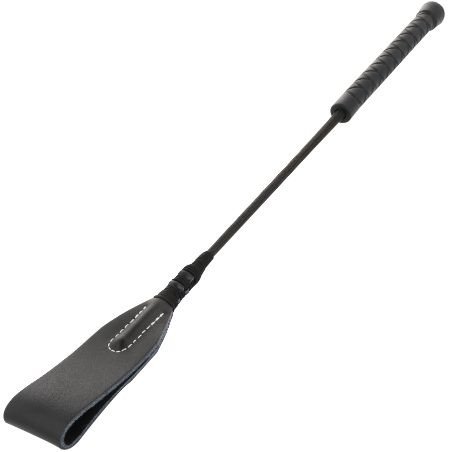 Fouet noir PVC pointe flexible — vue principale