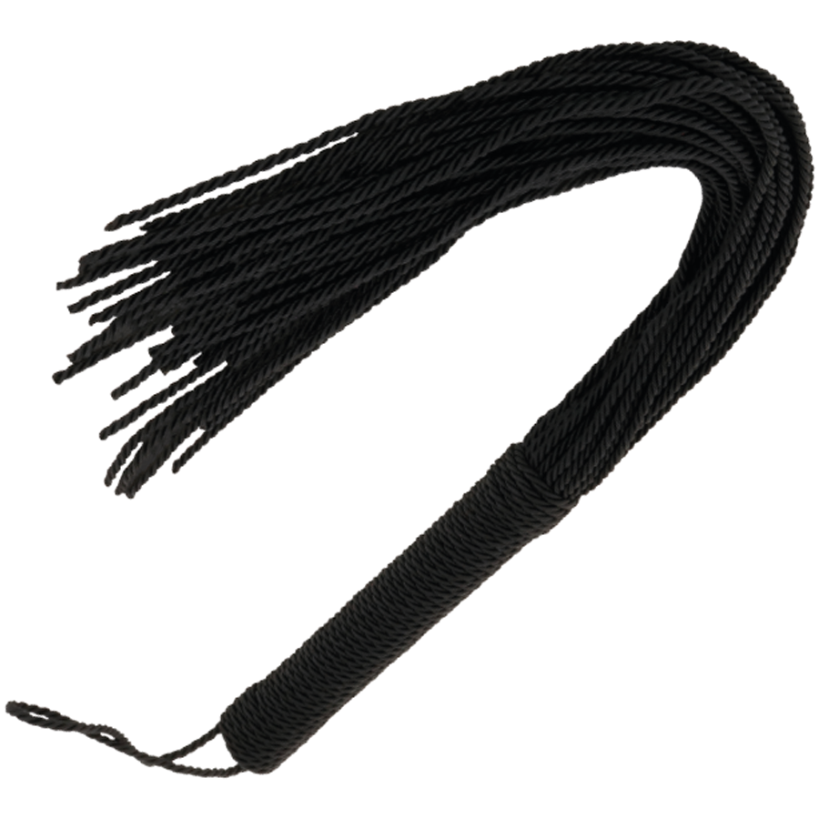 Fouet de bondage noir — vue principale