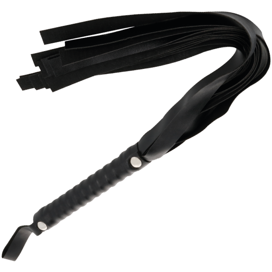 Fouet de bondage noir Darkness — vue principale