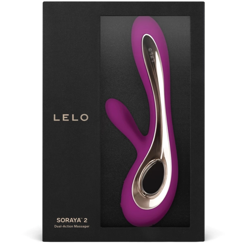 Vibromasseur rabbit double stimulation point G et clitoris — vue rapprochée