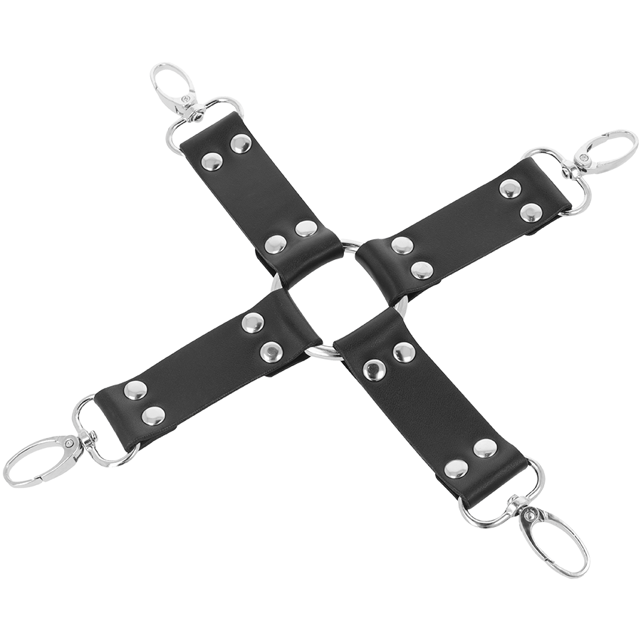Menottes poignets et chevilles connectables — vue de dos