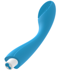 Vibromasseur point G silicone tête incurvée — détail produit