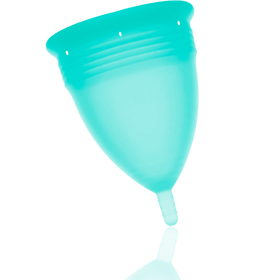 stercup coupe menstruelle en silicone fda aigue marine taille l