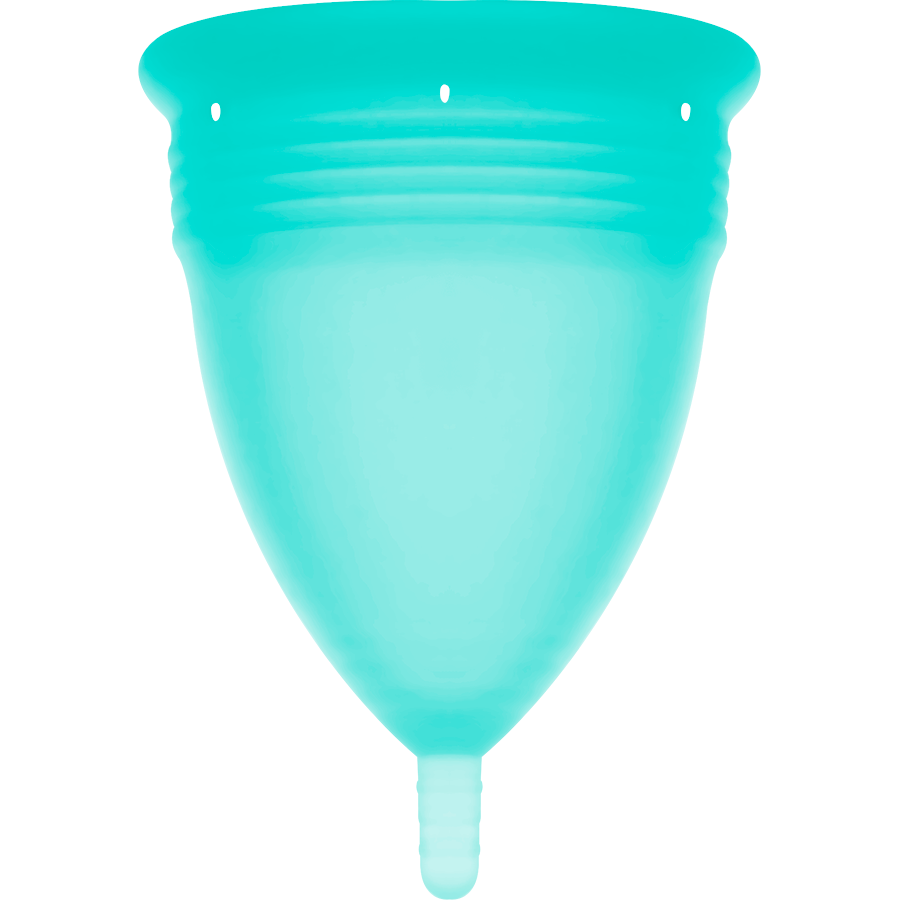 stercup coupe menstruelle en silicone fda aigue marine taille s