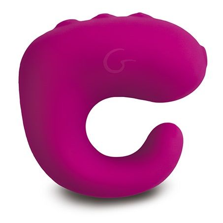 Anneau vibrant en silicone étanche framboise — vue principale