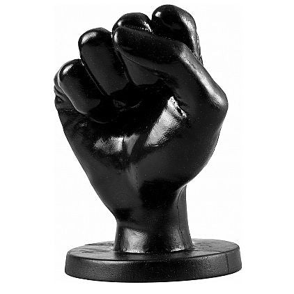Plug anal fisting All Black silicone — détail produit