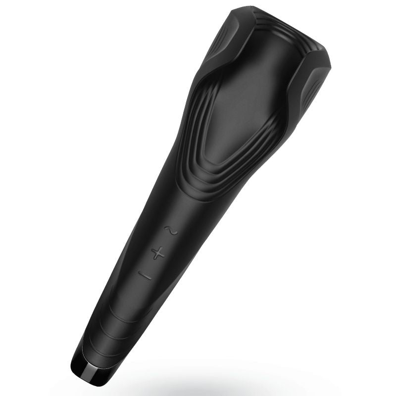 Masturbateur baguette vibrant pour homme en silicone — vue de profil