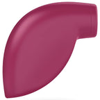 Satisfyer One Night Stand rose vu de trois quarts, stimulateur clitoridien à ondes de pression avec 4 niveaux d’intensité et format compact.