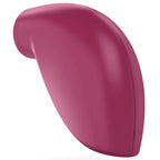 Stimulateur Satisfyer One Night Stand rose vu de profil arrière, coque galbée et embout pour stimulation externe par ondes de pression.