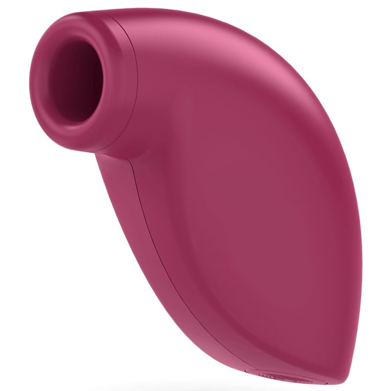 Satisfyer One Night Stand rose vu de face sur son embout, stimulateur clitoridien à ondes de pression avec 4 intensités.