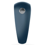 Anneau vibrant en silicone avec stimulateur clitoridien — détail texture surface