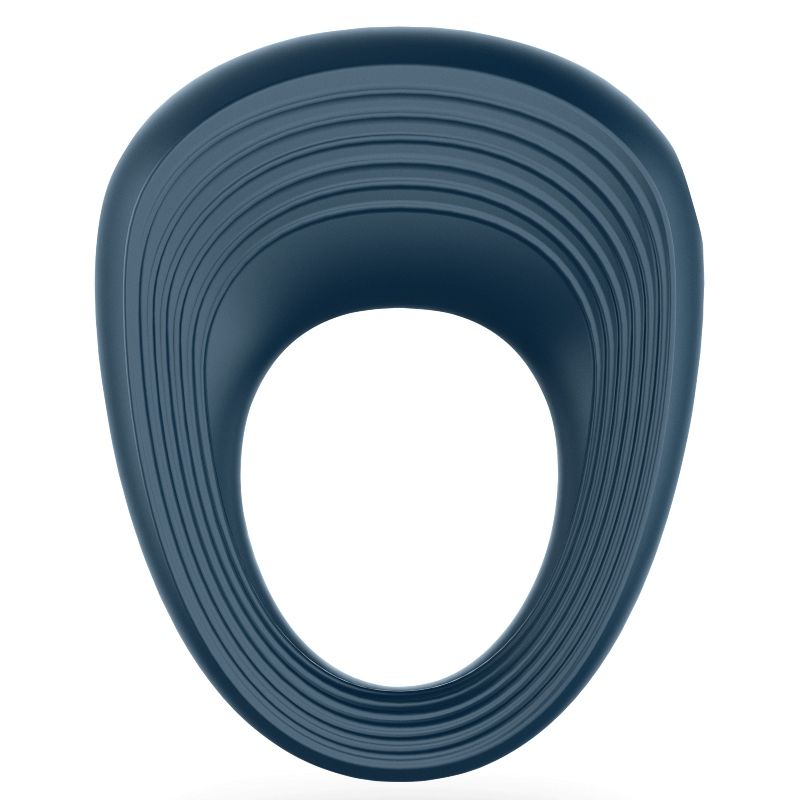 Anneau vibrant en silicone avec stimulateur clitoridien — vue de profil