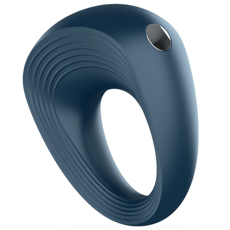 Anneau vibrant en silicone avec stimulateur clitoridien — vue de dos