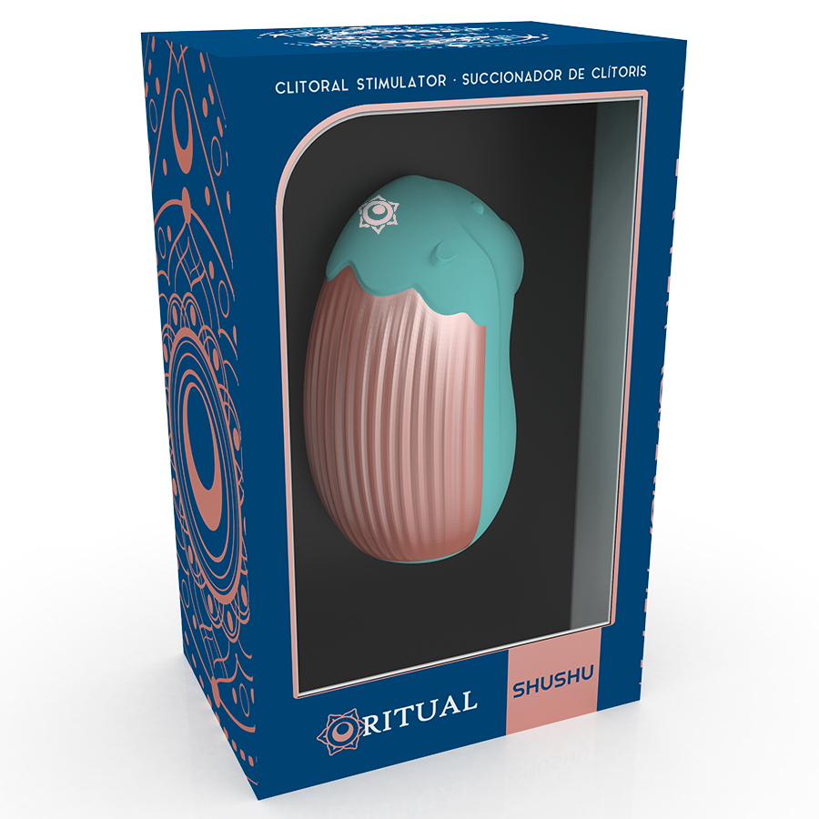 Stimulateur clitoridien Shushu aspiration vibration silicone — finition matière