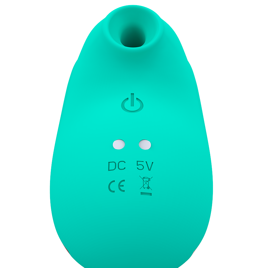 Stimulateur clitoridien Shushu aspiration vibration silicone — vue rapprochée