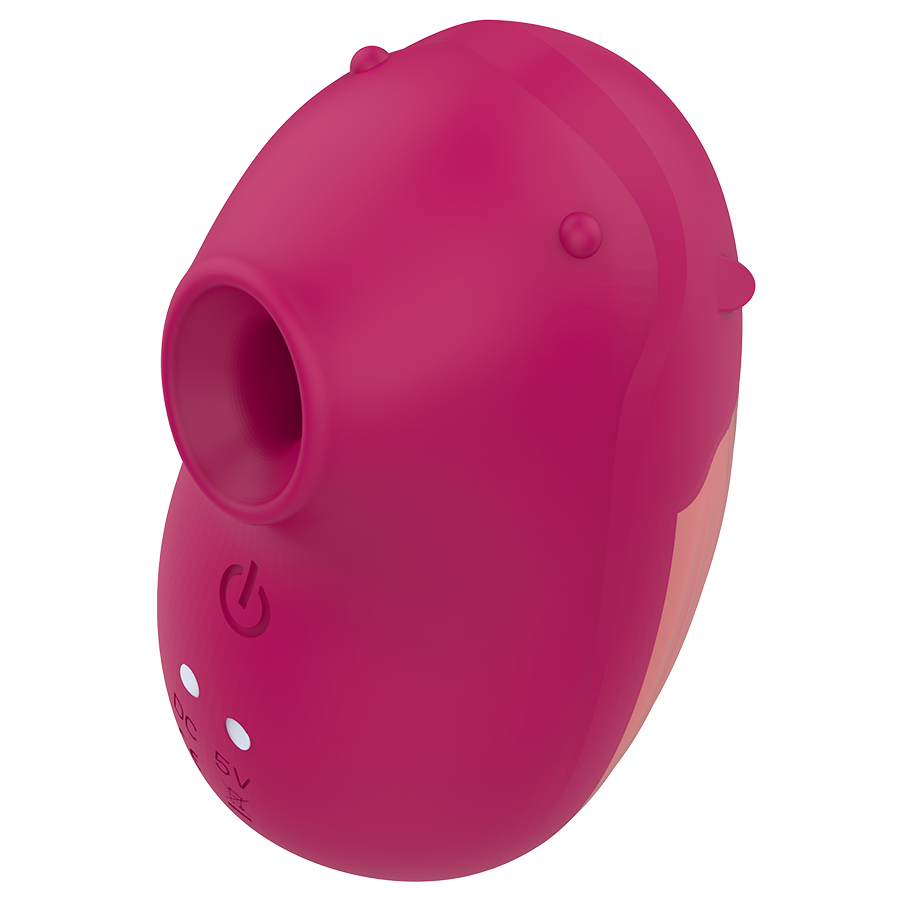 Stimulateur clitoridien Shushu aspiration vibration silicone — vue de profil 2