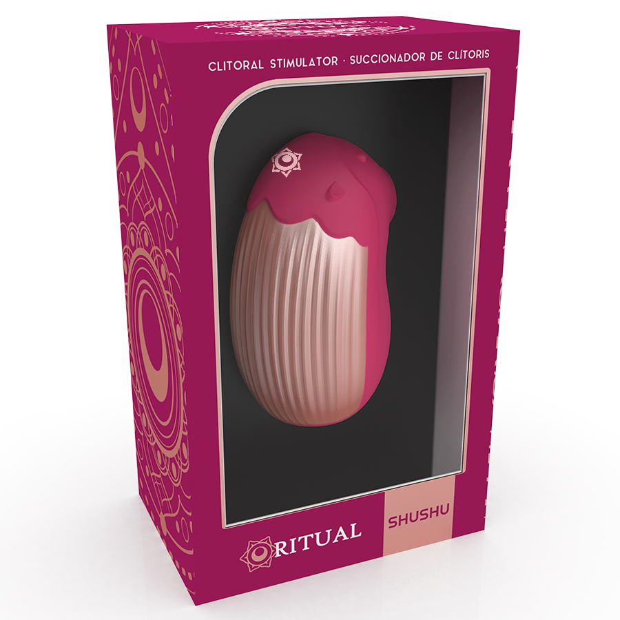 Stimulateur clitoridien Shushu aspiration vibration silicone — détail texture surface 2