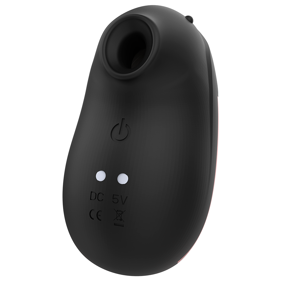 Stimulateur clitoridien Shushu aspiration vibration silicone — détail base 2