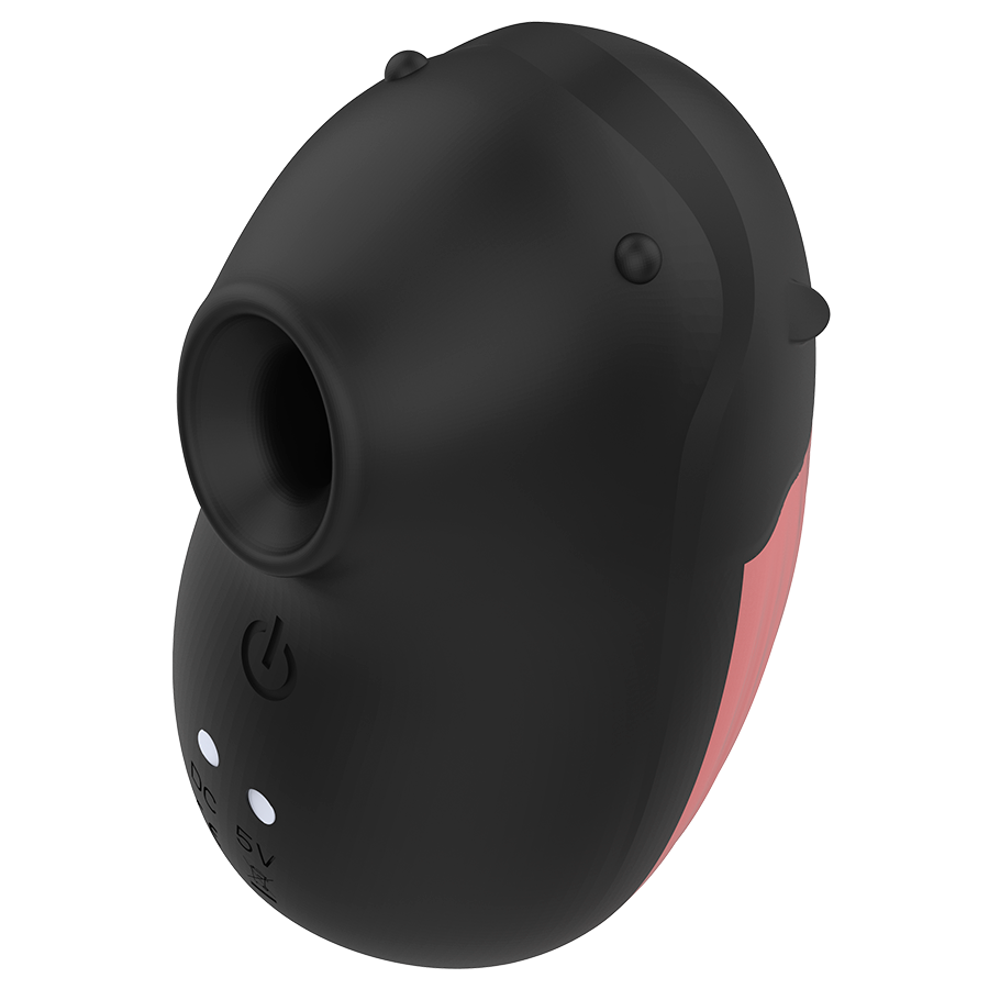 Stimulateur clitoridien Shushu aspiration vibration silicone — détail design 2