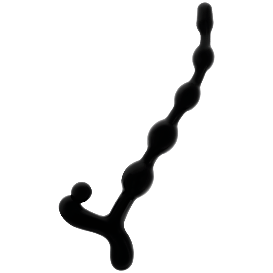Chapelet anal 5 boules progressives — vue de profil