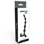 Chapelet anal 5 boules progressives — détail texture surface